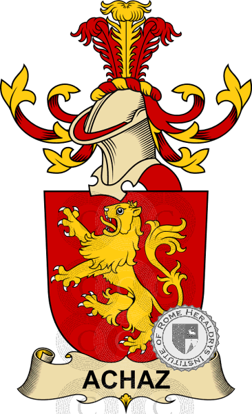 Coat of arms of family Achaz