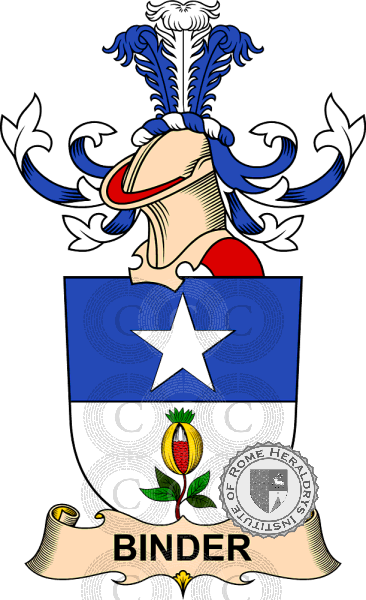 Coat of arms of family Binder