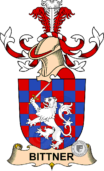 Escudo de la familia Bittner de Bitterthal
