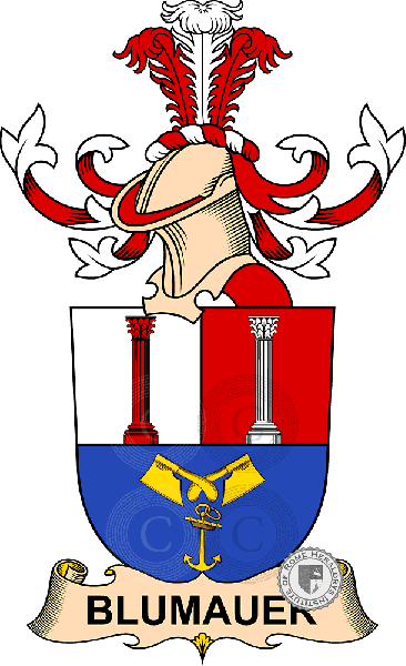 Coat of arms of family Blumauer