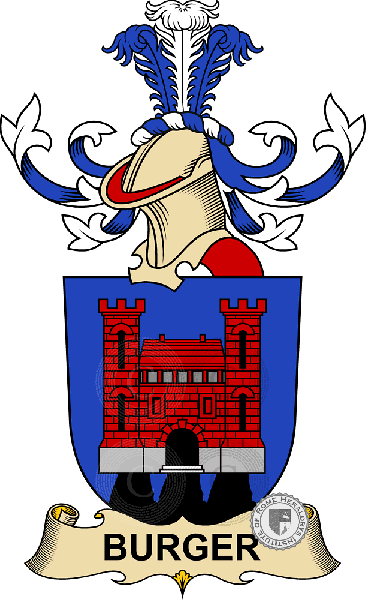 Coat of arms of family Burger