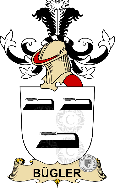 Coat of arms of family Bügler