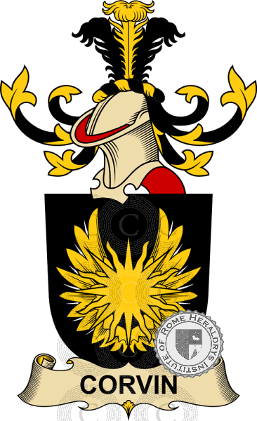 Wappen der Familie Corvin