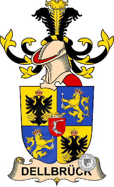 Coat of arms of family Dellbrück de Dewald