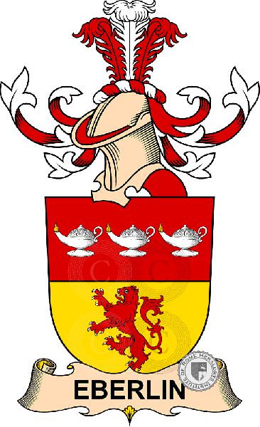 Wappen der Familie Eberlin de Rottenbach