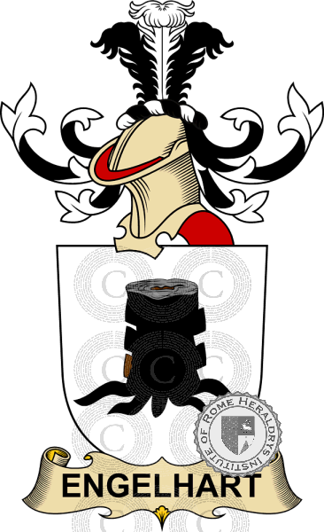 Coat of arms of family Engelhart de Hasslbach