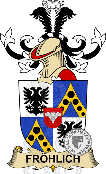 Coat of arms of family Fröhlich (de Salionze)