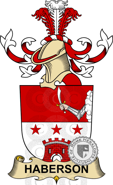 Coat of arms of family Haberson