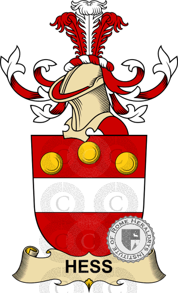 Coat of arms of family Hess