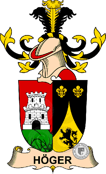 Coat of arms of family Höger