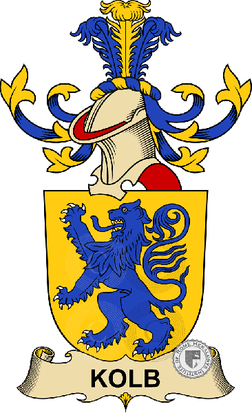 Coat of arms of family Kolb (von Frankenheld)
