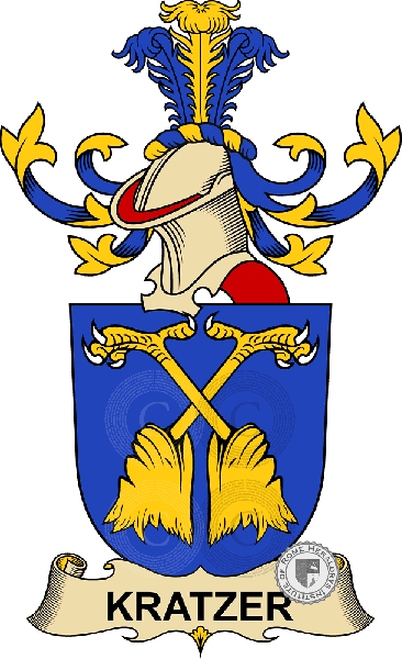 Coat of arms of family Kratzer