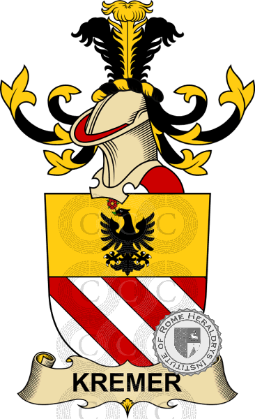 Coat of arms of family Kremer