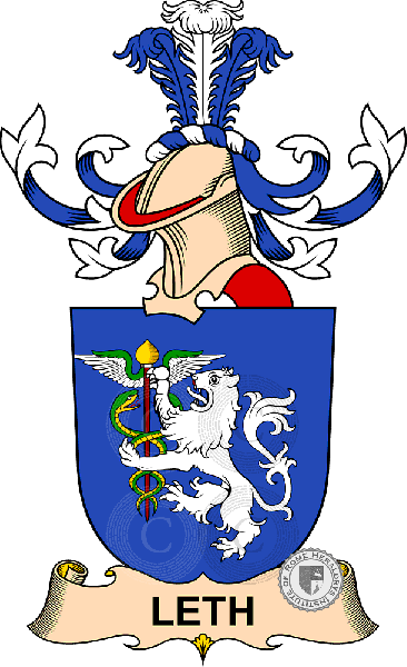 Escudo de la familia Leth (de Lethenau)