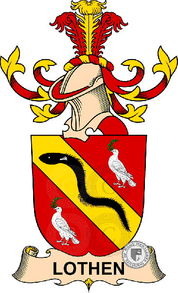 Coat of arms of family Lothen