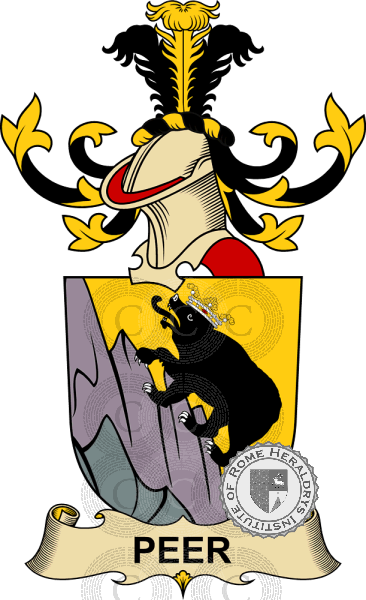 Wappen der Familie Peer (ou Bär)