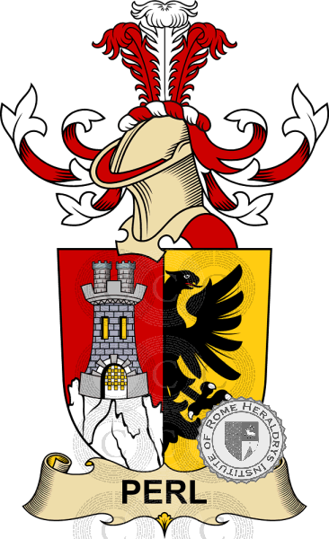 Escudo de la familia Perl (de Hildrichsburg)