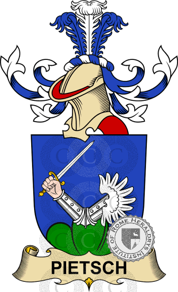 Coat of arms of family Pietsch (de Rittersschild)