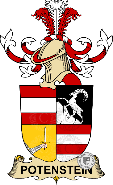 Wappen der Familie Potenstein