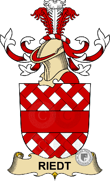 Coat of arms of family Riedt