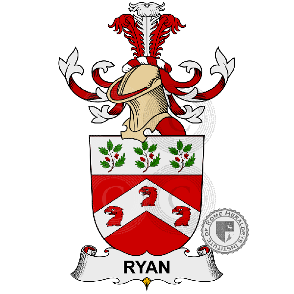 Coat of arms of family Ryan