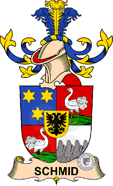 Coat of arms of family Schmid