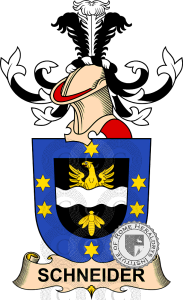 Coat of arms of family Schneider (de Limhofen)