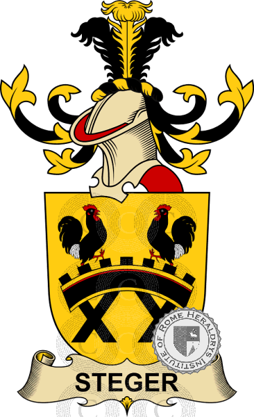 Coat of arms of family Steger