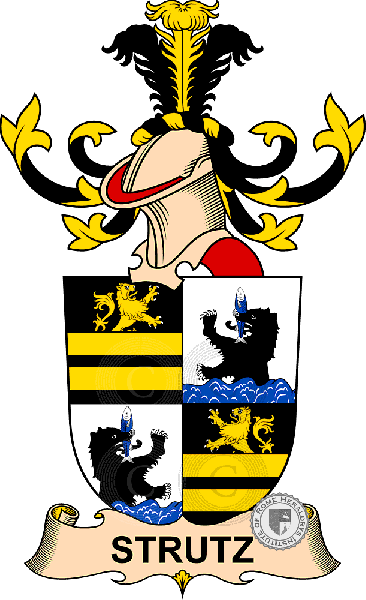 Coat of arms of family Strutz