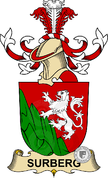 Coat of arms of family Surberg