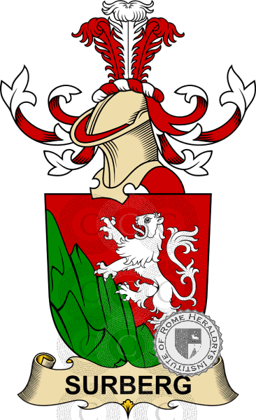 Coat of arms of family Surberg