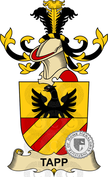 Escudo de la familia Tapp (de Tappenburg)