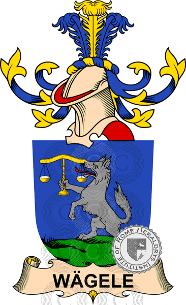 Coat of arms of family Wägele