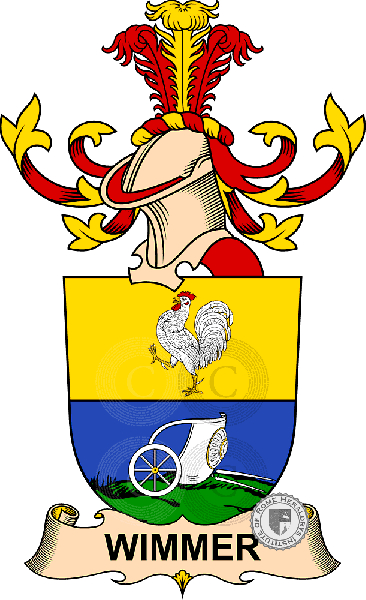Coat of arms of family Wimmer