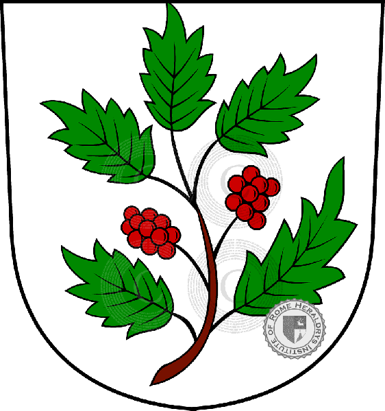 Coat of arms of family Balber (de Winterthür)