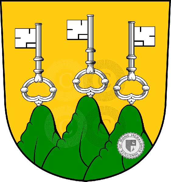 Coat of arms of family Dietrich (Bâle)