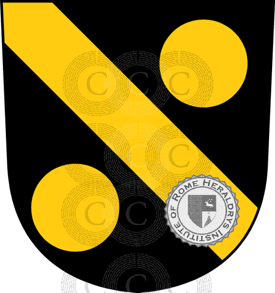 Coat of arms of family Hasenbain