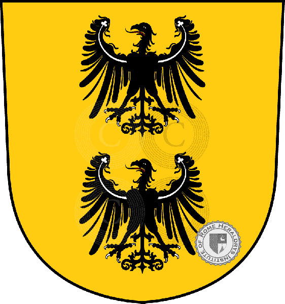 Wappen der Familie Honberg ou Homberg (Ctes)