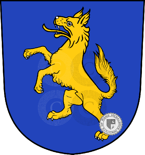 Coat of arms of family Hussen de Berg