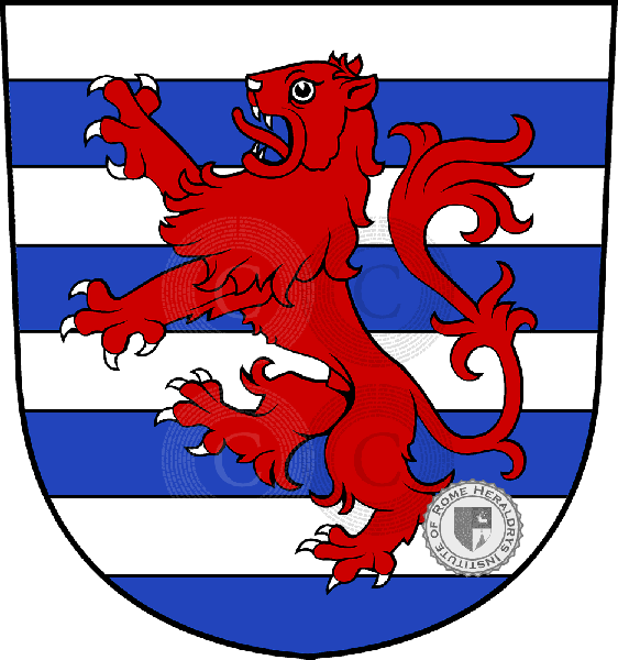 Coat of arms of family Ruedt