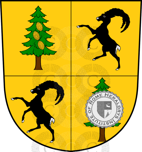 Coat of arms of family Tschudi (Bons)