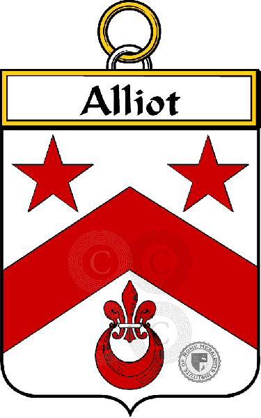 Brasão da família Alliot