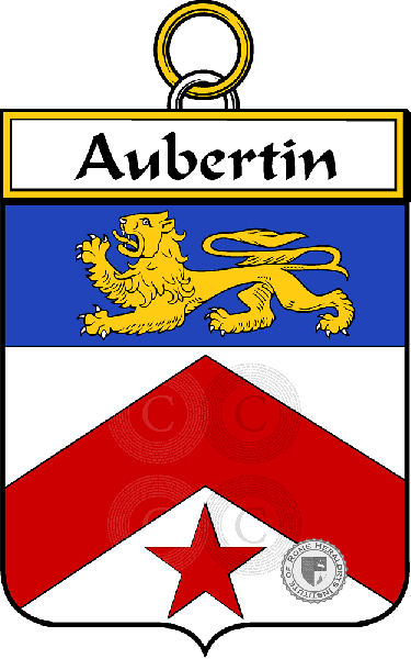 Coat of arms of family Aubertin