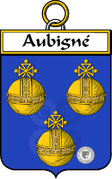 Coat of arms of family Aubigné