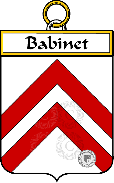 Coat of arms of family Babinet