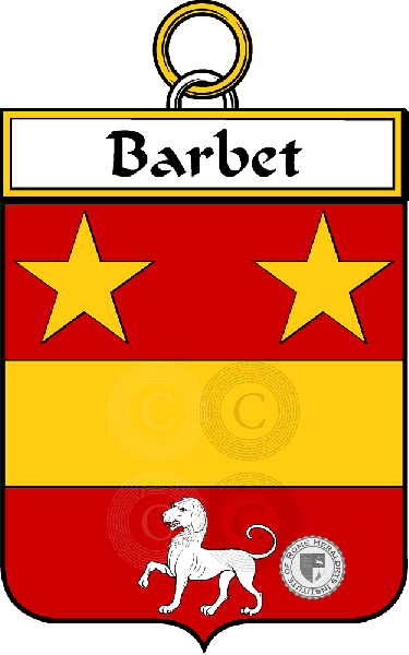 Escudo de la familia Barbet