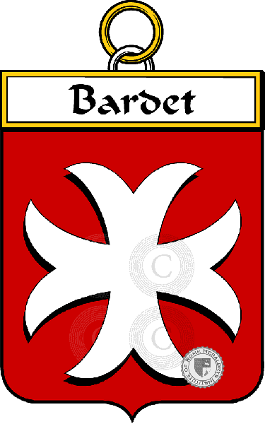 Escudo de la familia Bardet