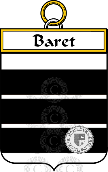 Escudo de la familia Baret