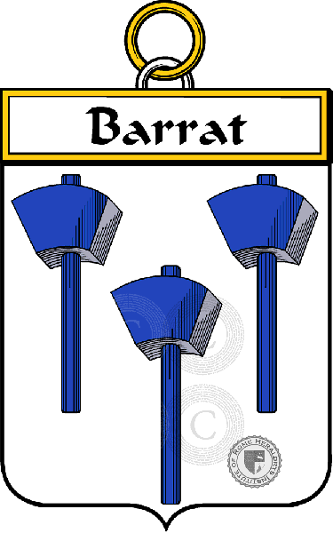 Stemma della famiglia Barrat