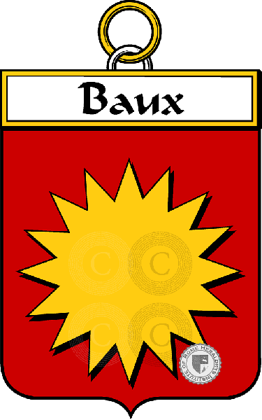 Brasão da família Baux (Des)